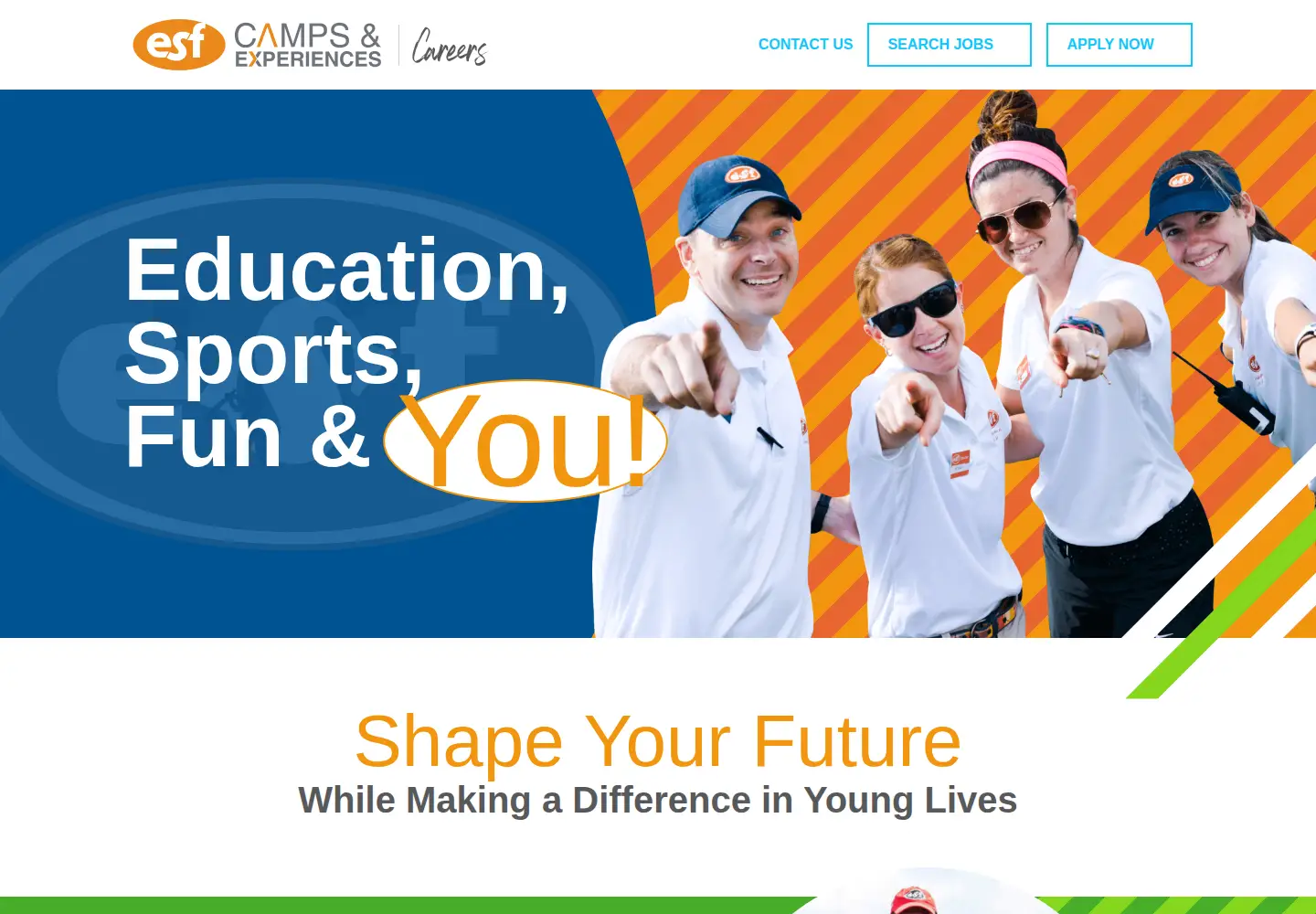 Screenshot of esfjobs.com