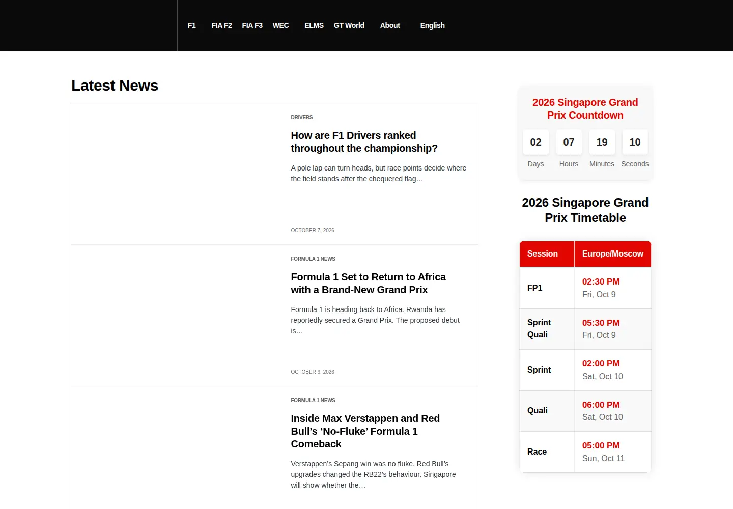 Screenshot of las-motorsport.com
