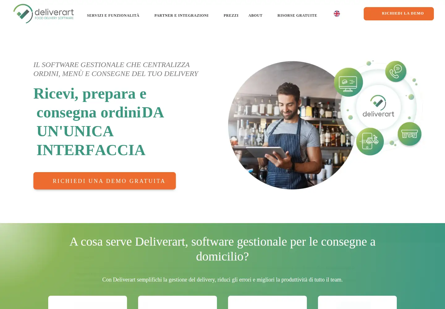 Screenshot of deliverart.it