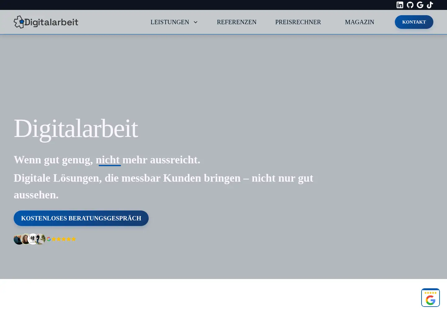 Screenshot of digitalarbeit.com