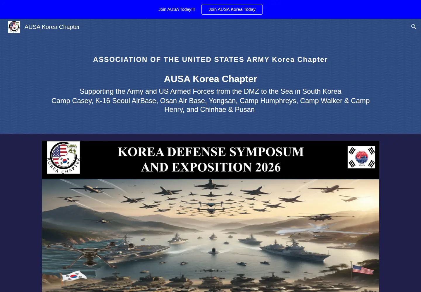 Screenshot of ausakorea.org