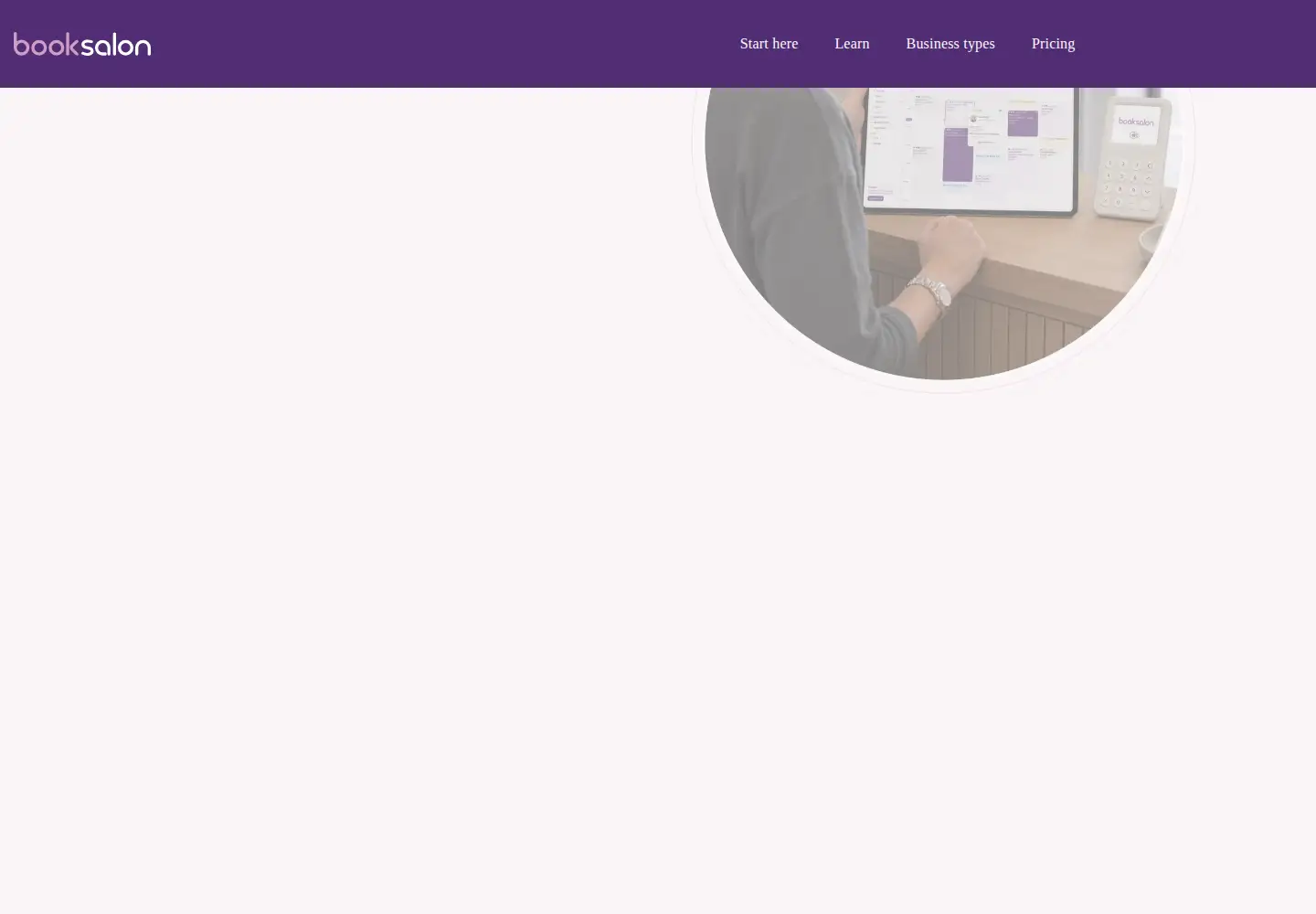 Screenshot of booksalon.com