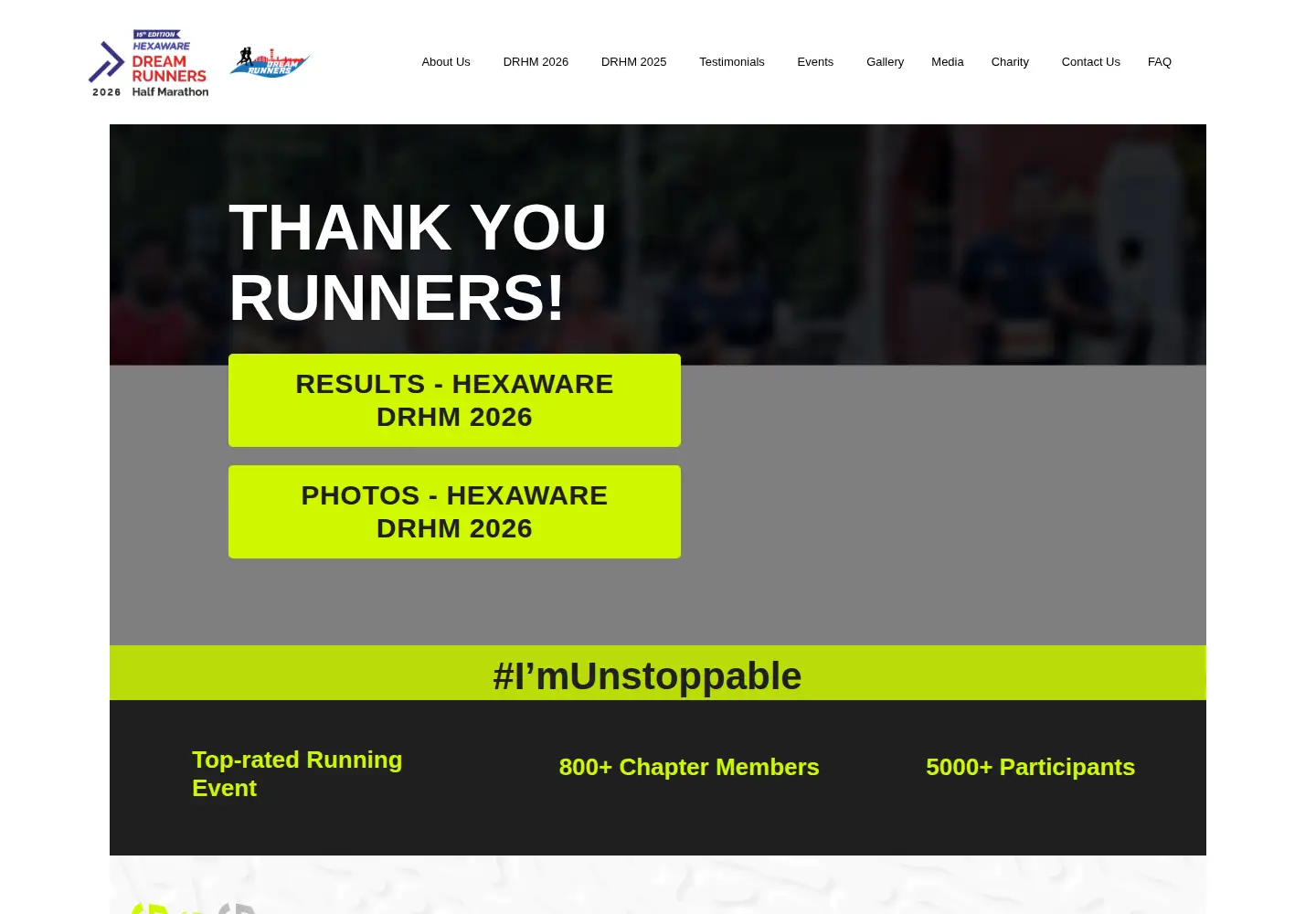 Screenshot of dreamrunners.in