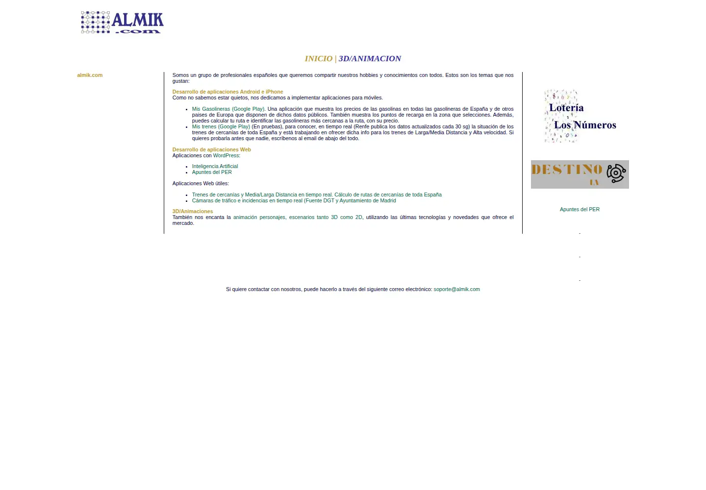 Screenshot of almik.com