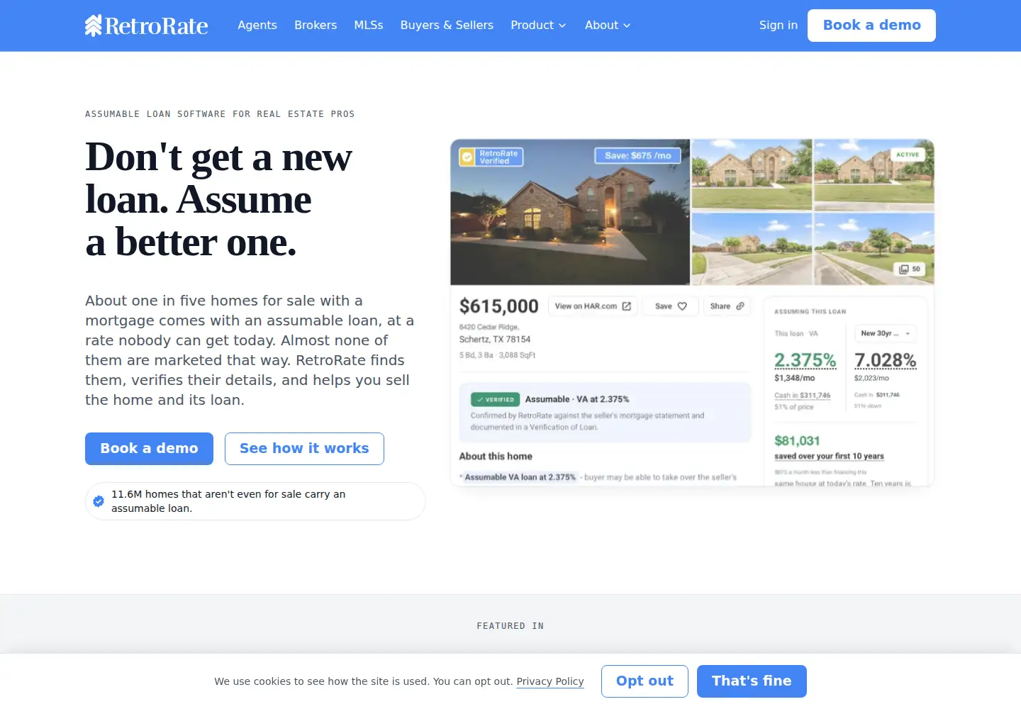 Screenshot of retrorate.com