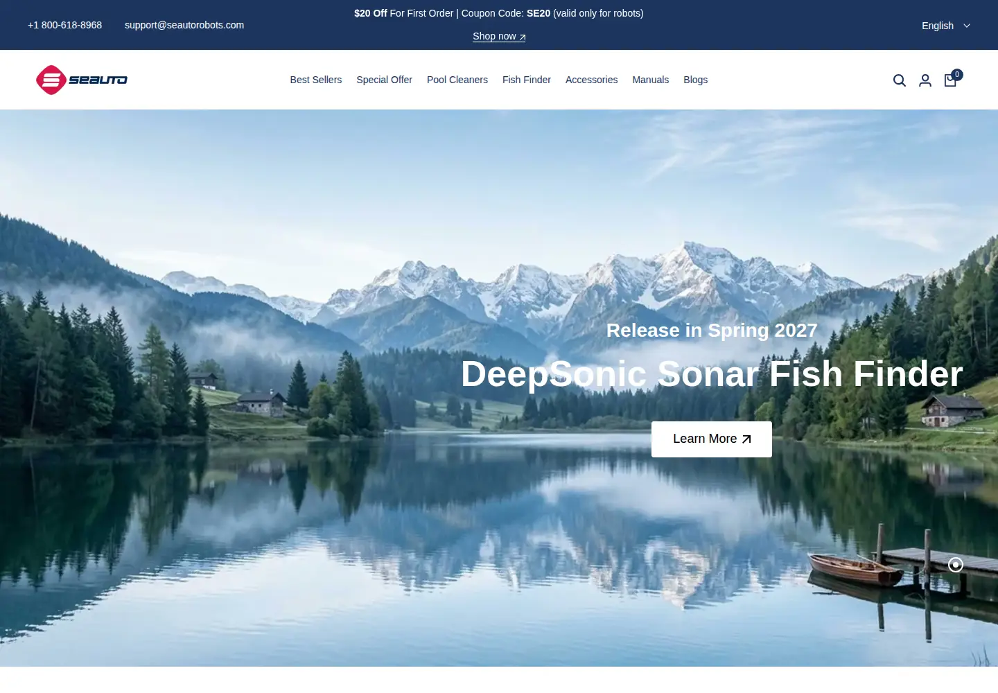 Screenshot of seautorobots.com