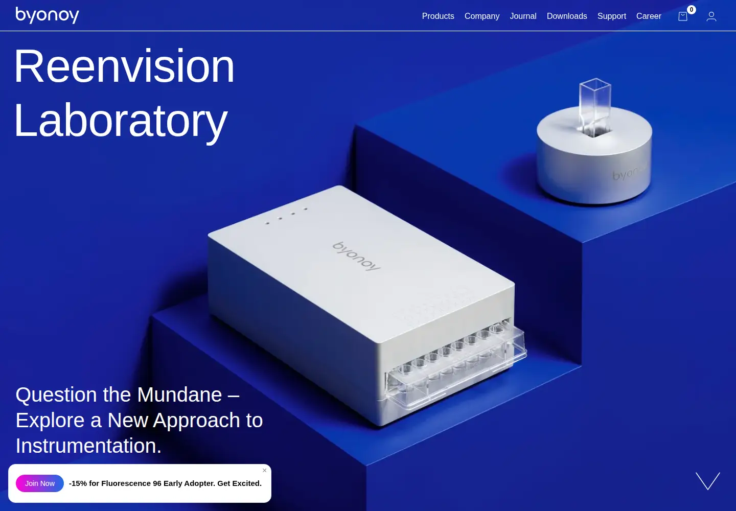 Screenshot of byonoy.com