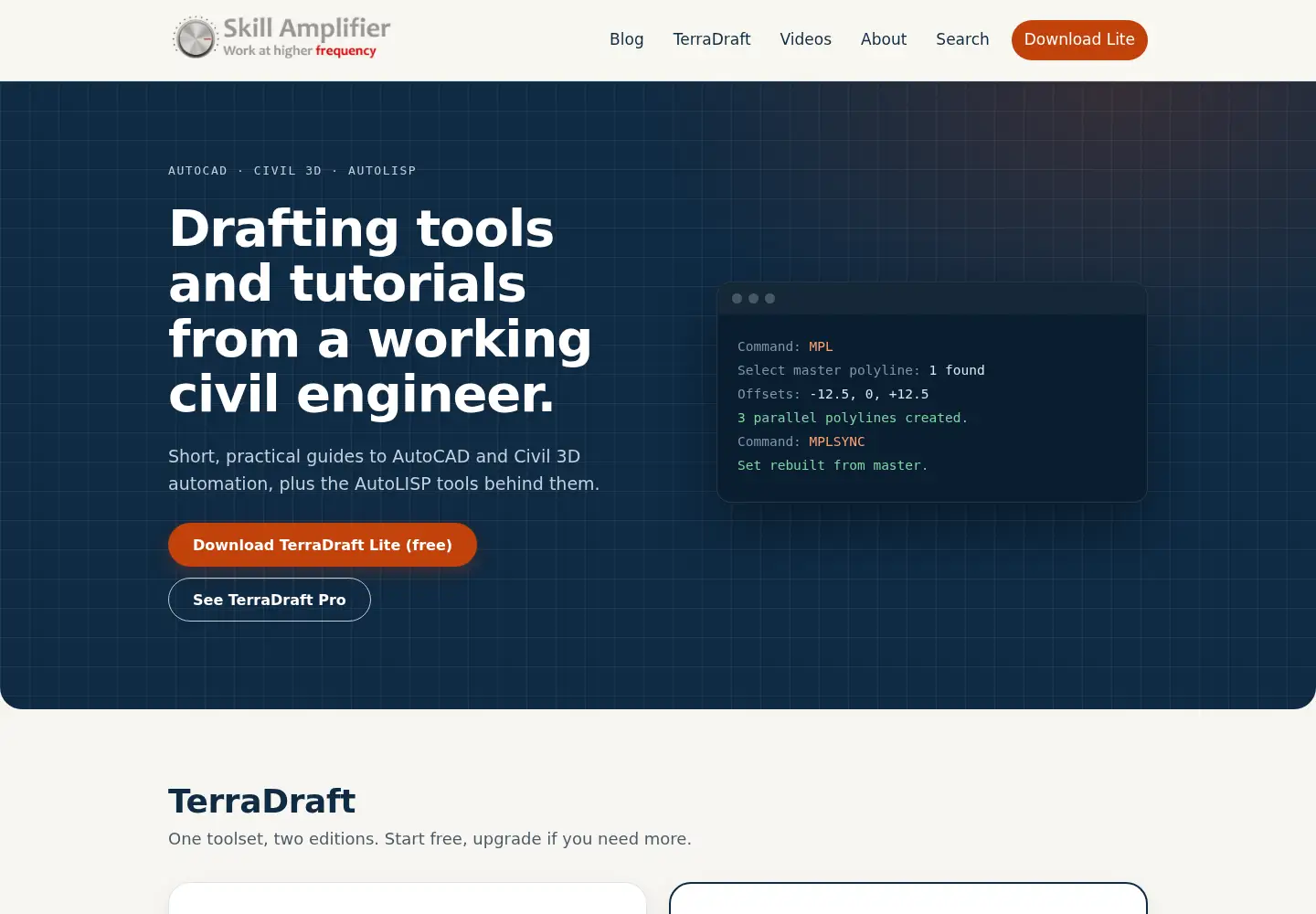 Screenshot of skillamplifier.com