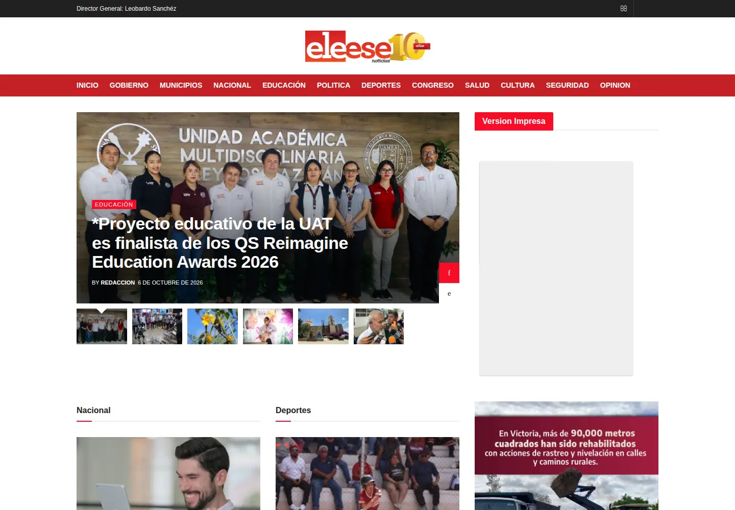 Screenshot of eleese.com.mx