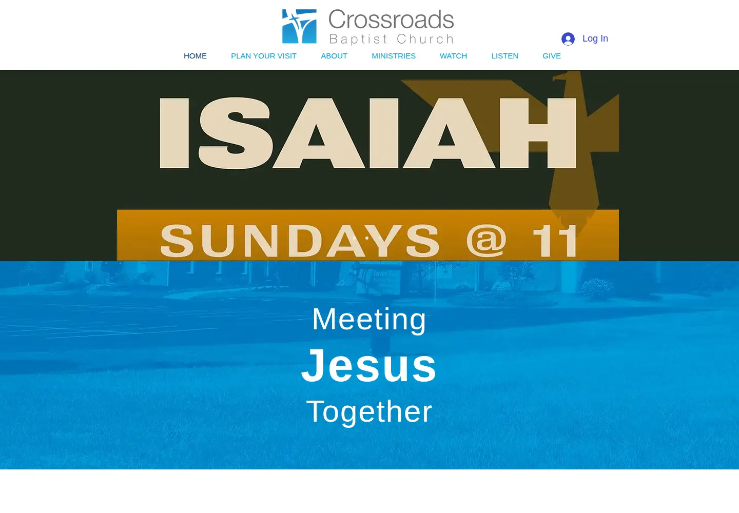 Screenshot of crossrbc.org