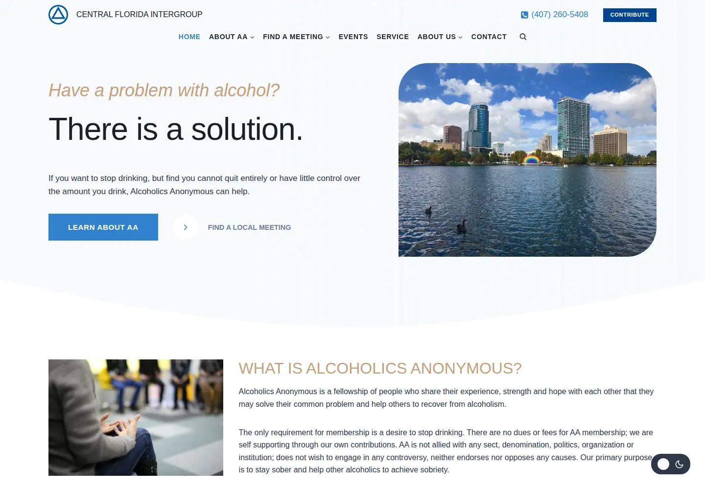 Captured homepage of cflintergroup.org in the current scan
