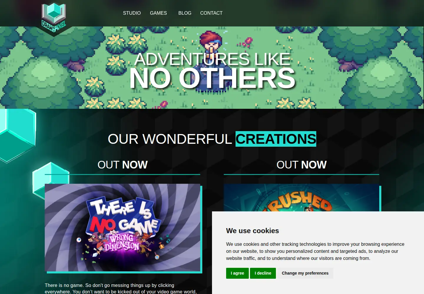 Screenshot of drawmeapixel.com