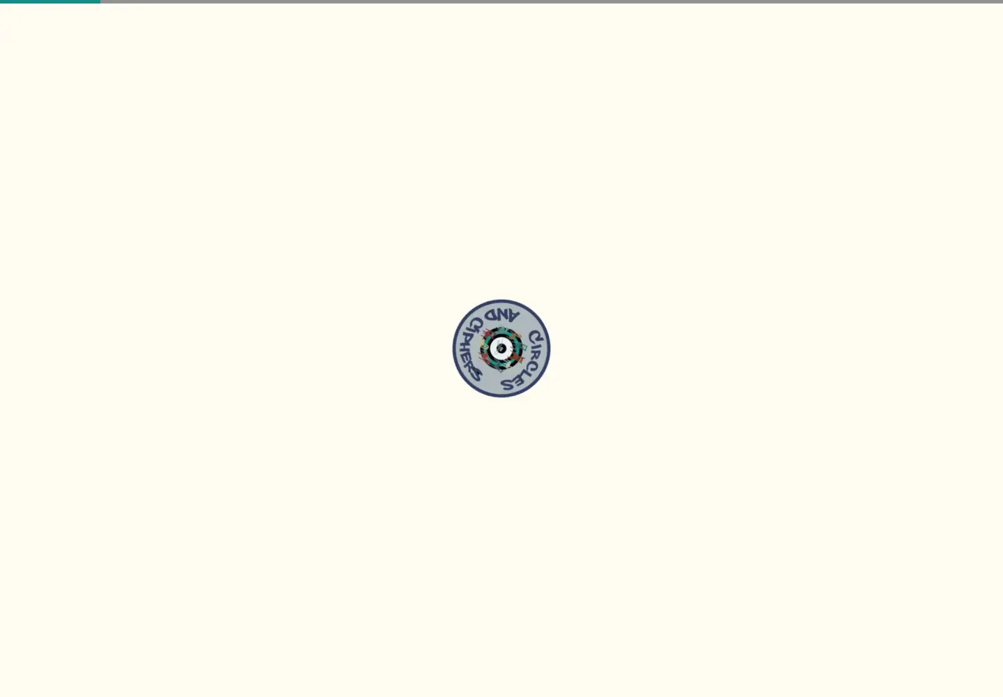 Screenshot of circlesandciphers.org