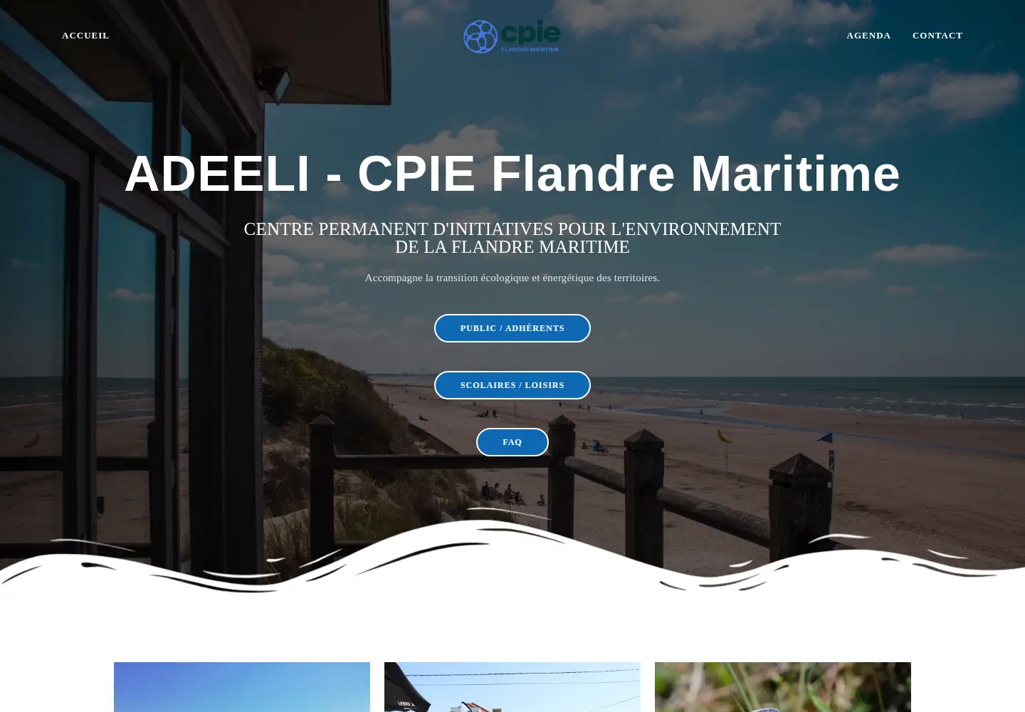 Screenshot of cpieflandremaritime.fr