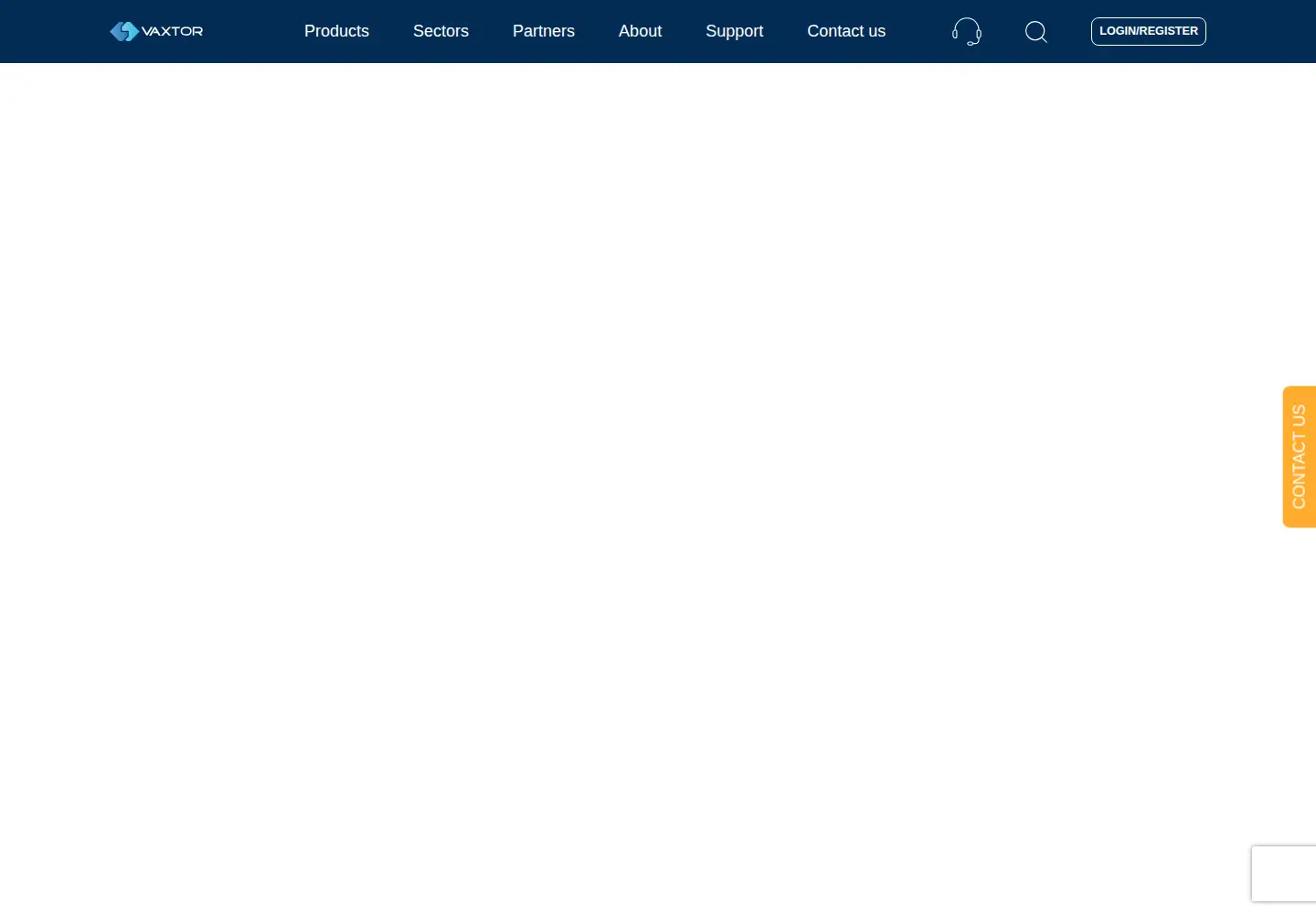 Screenshot of vaxtor.com