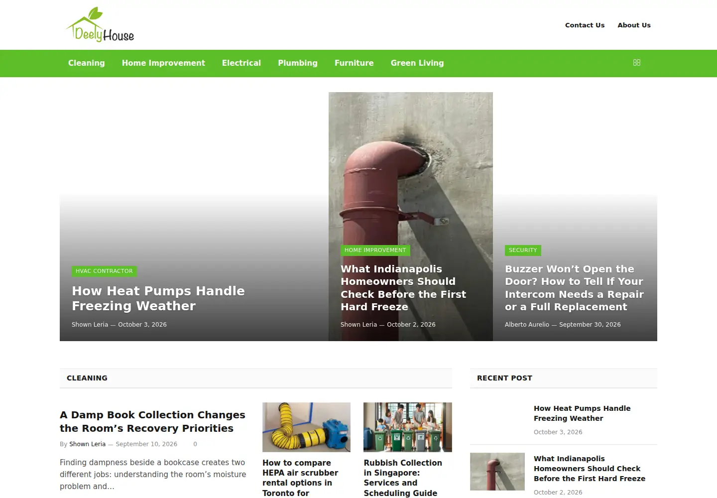 Captured homepage of deelyhouse.com in the current scan