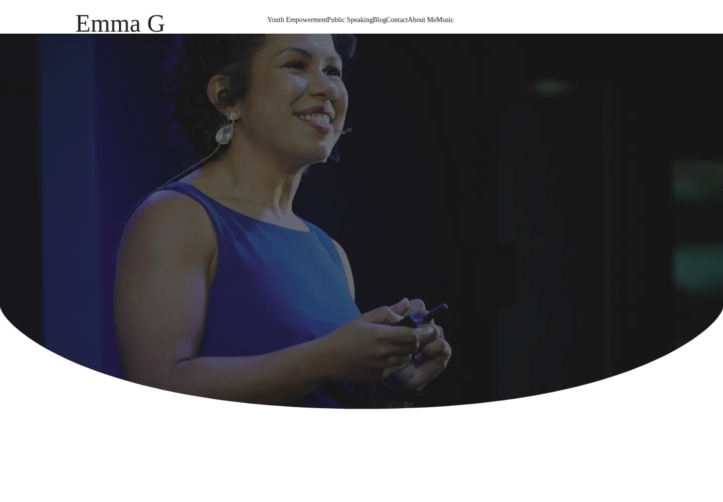 Screenshot of emmagmusic.com