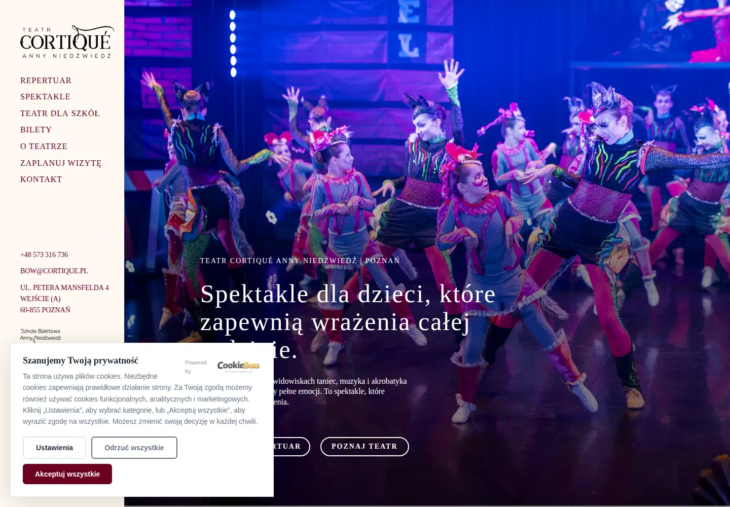 Screenshot of cortique.pl