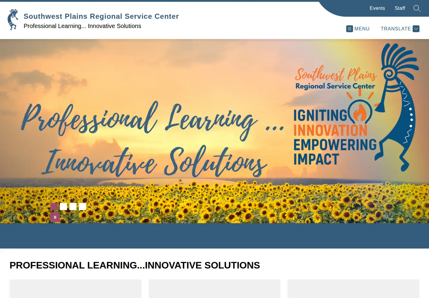 Captured homepage of swprsc.org in the current scan