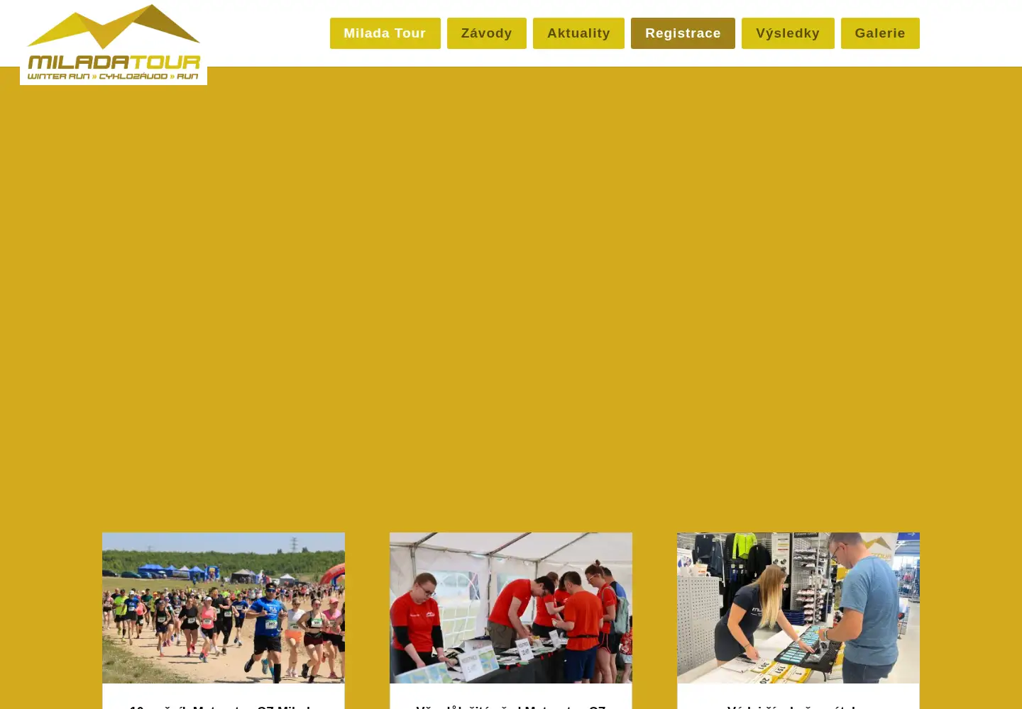 Screenshot of miladatour.cz