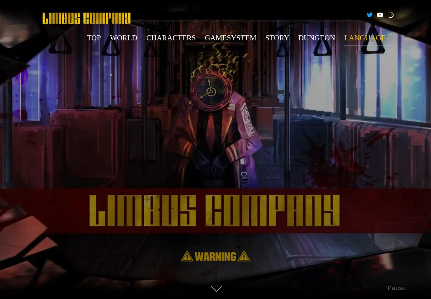 Screenshot of limbuscompany.kr