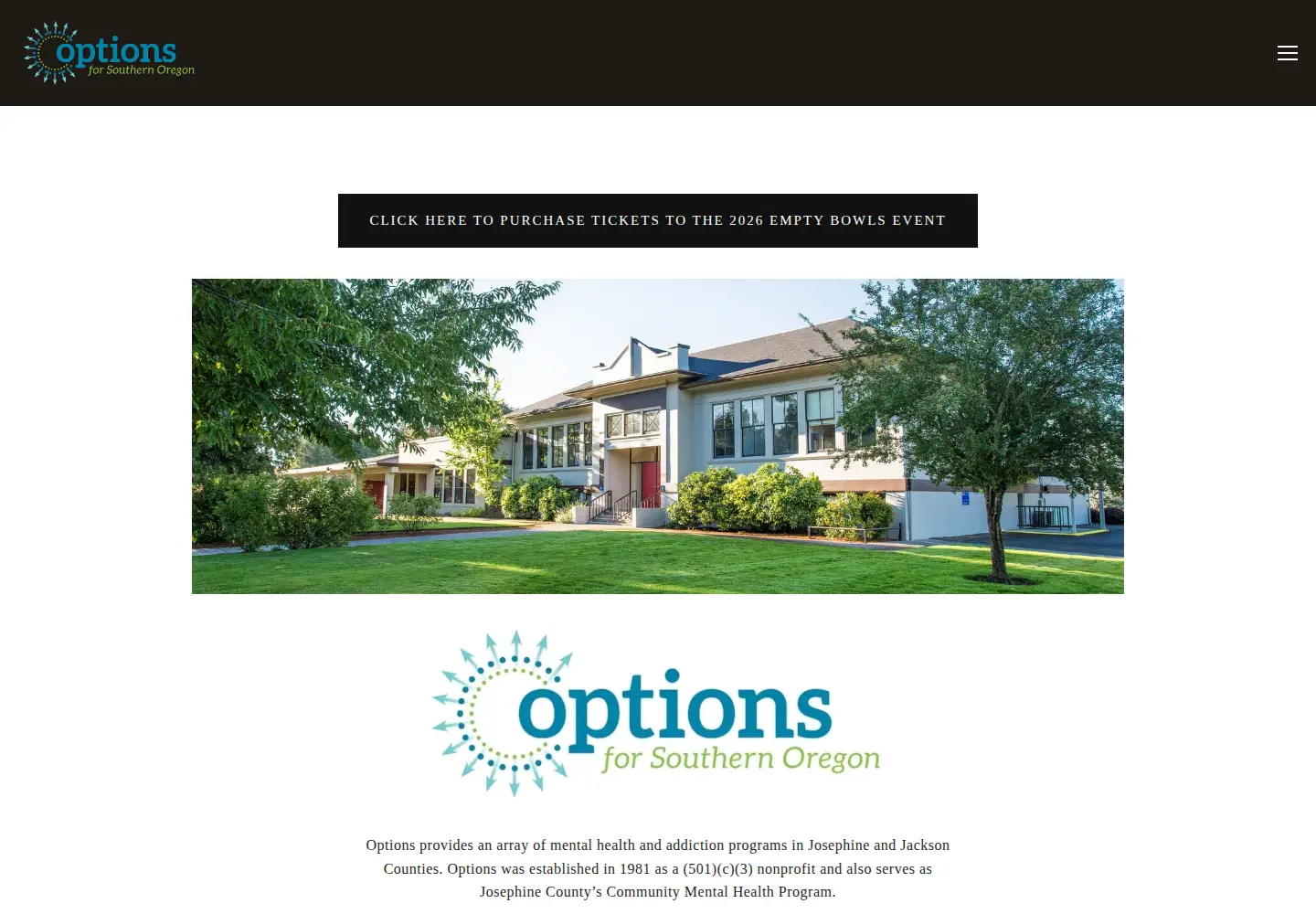 Screenshot of optionsonline.org