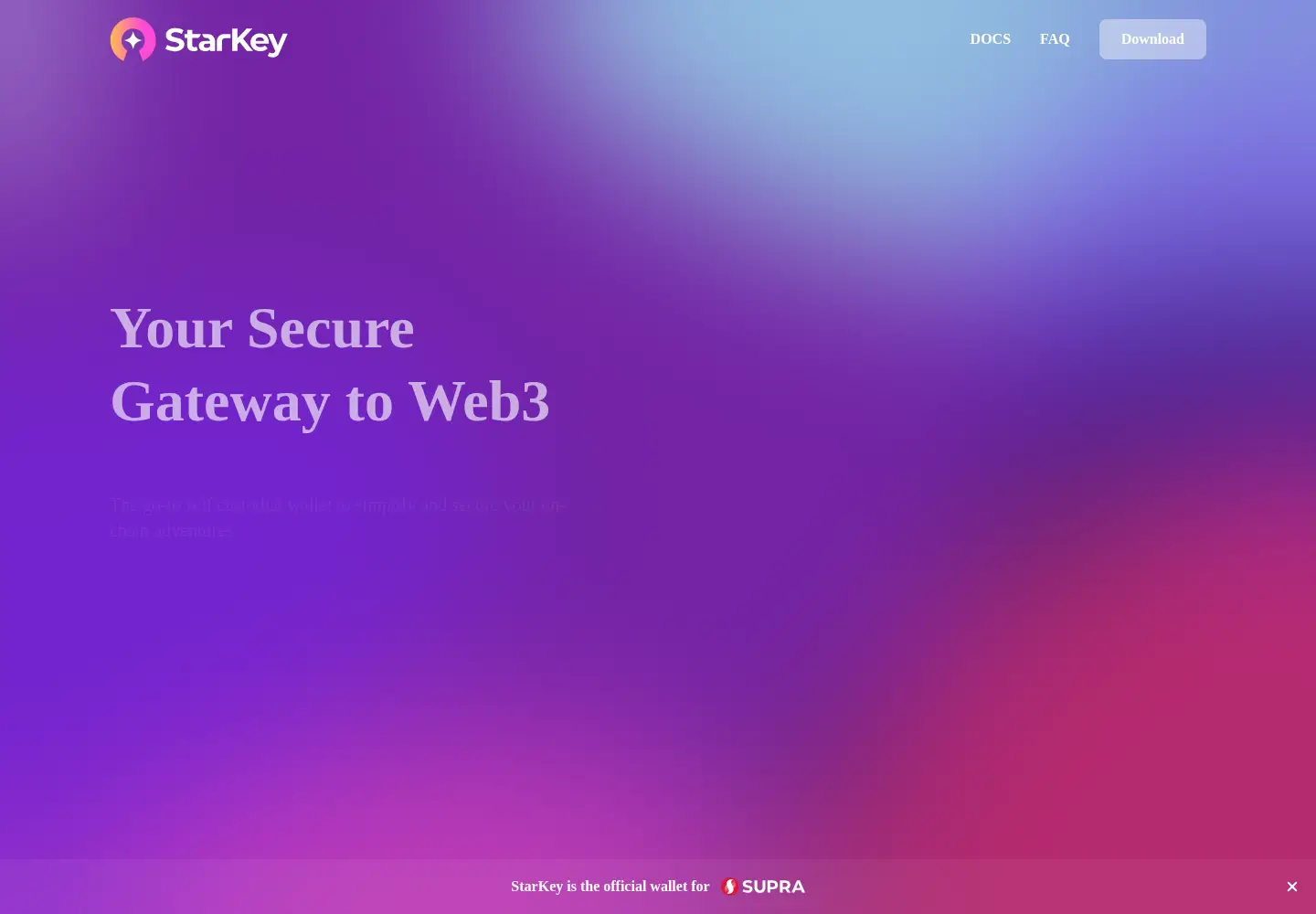 Screenshot of starkey.app