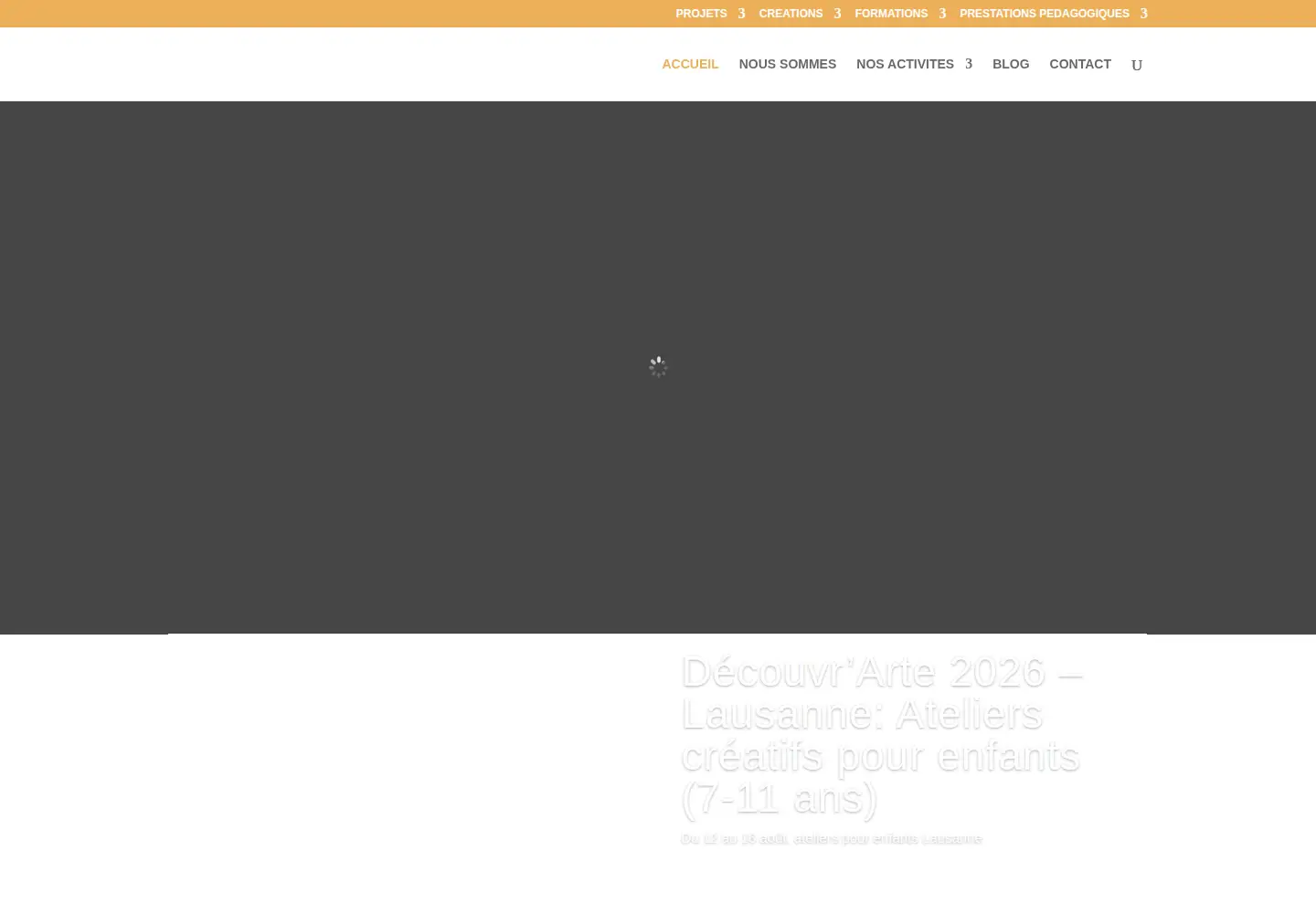 Screenshot of metisarte.org