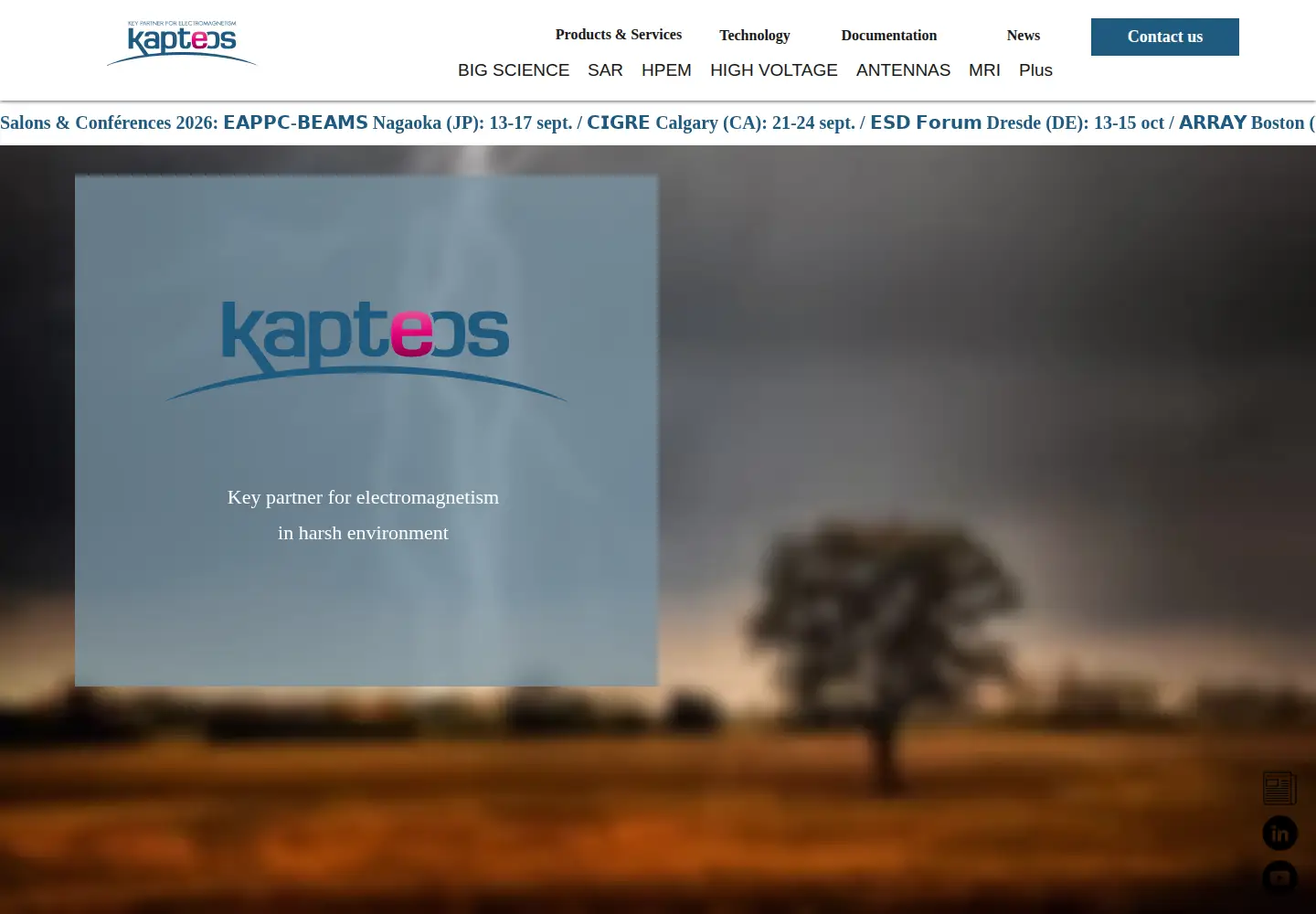 Screenshot of kapteos.com