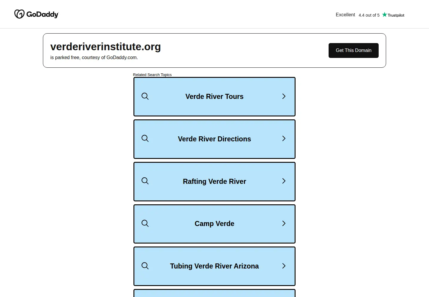 Screenshot of verderiverinstitute.org