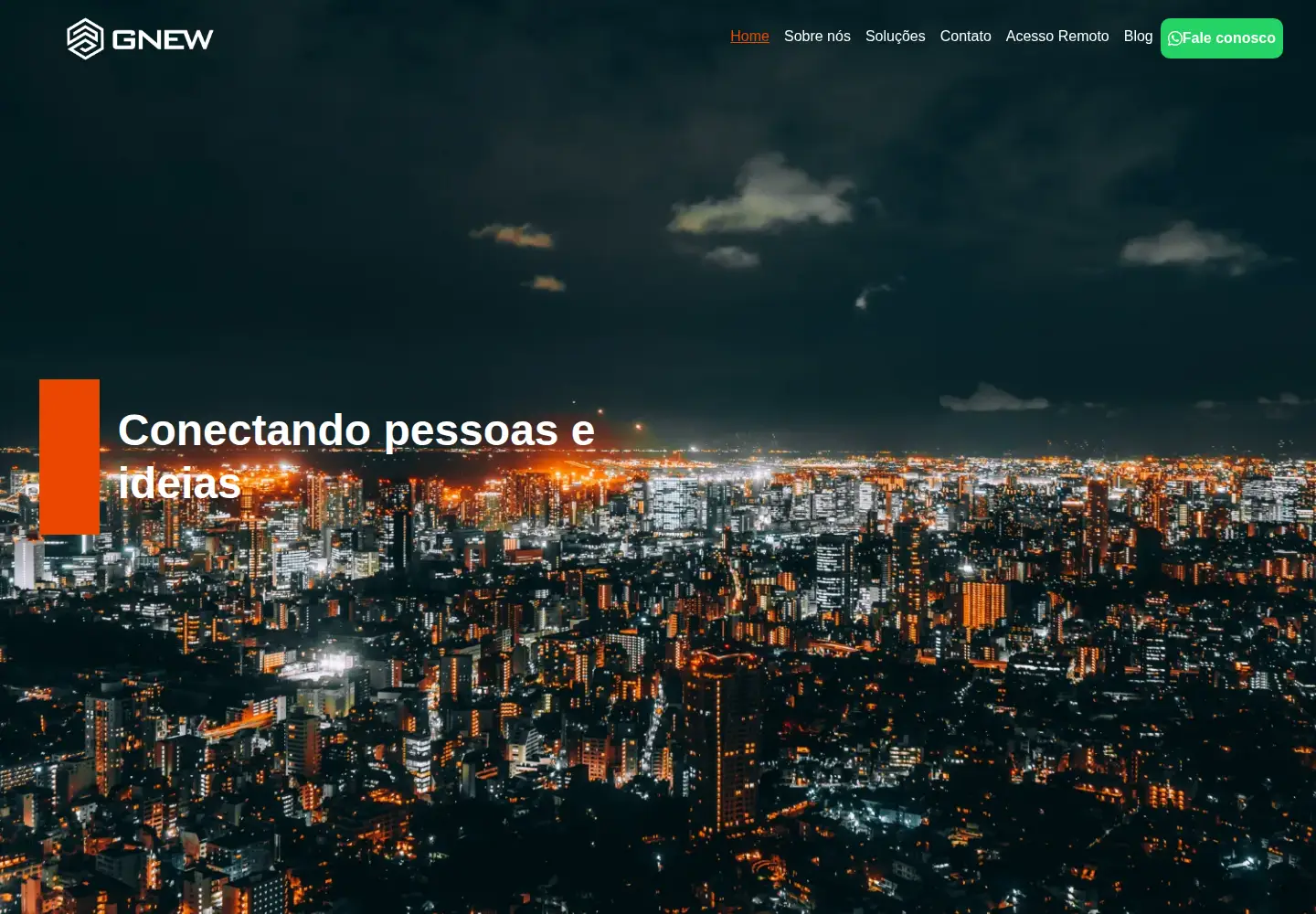 Captured homepage of gnew.com.br in the current scan