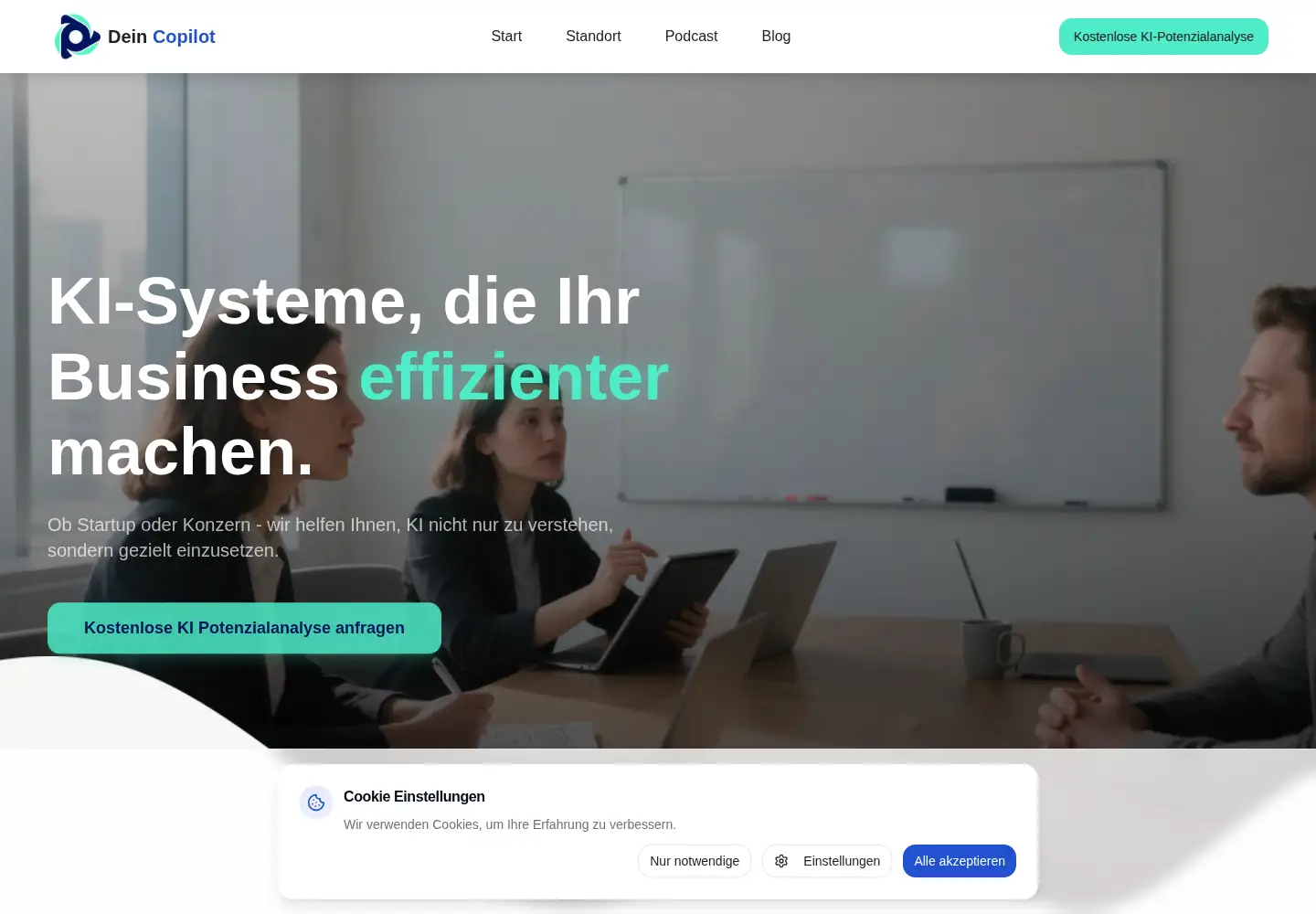 Screenshot of dein-copilot.de