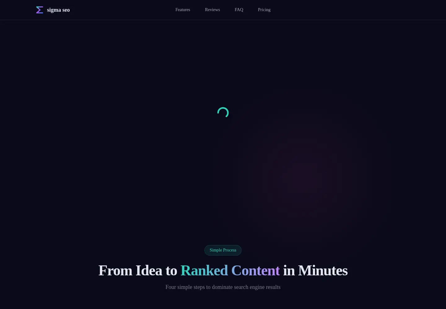 Screenshot of sigmaseo.io