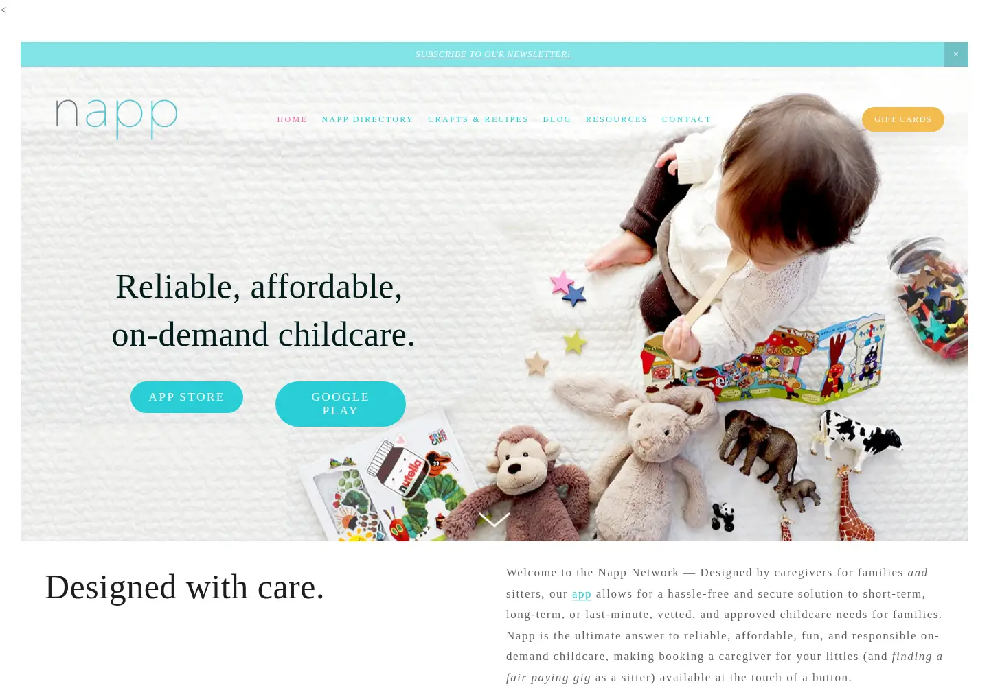 Screenshot of nappnetwork.com