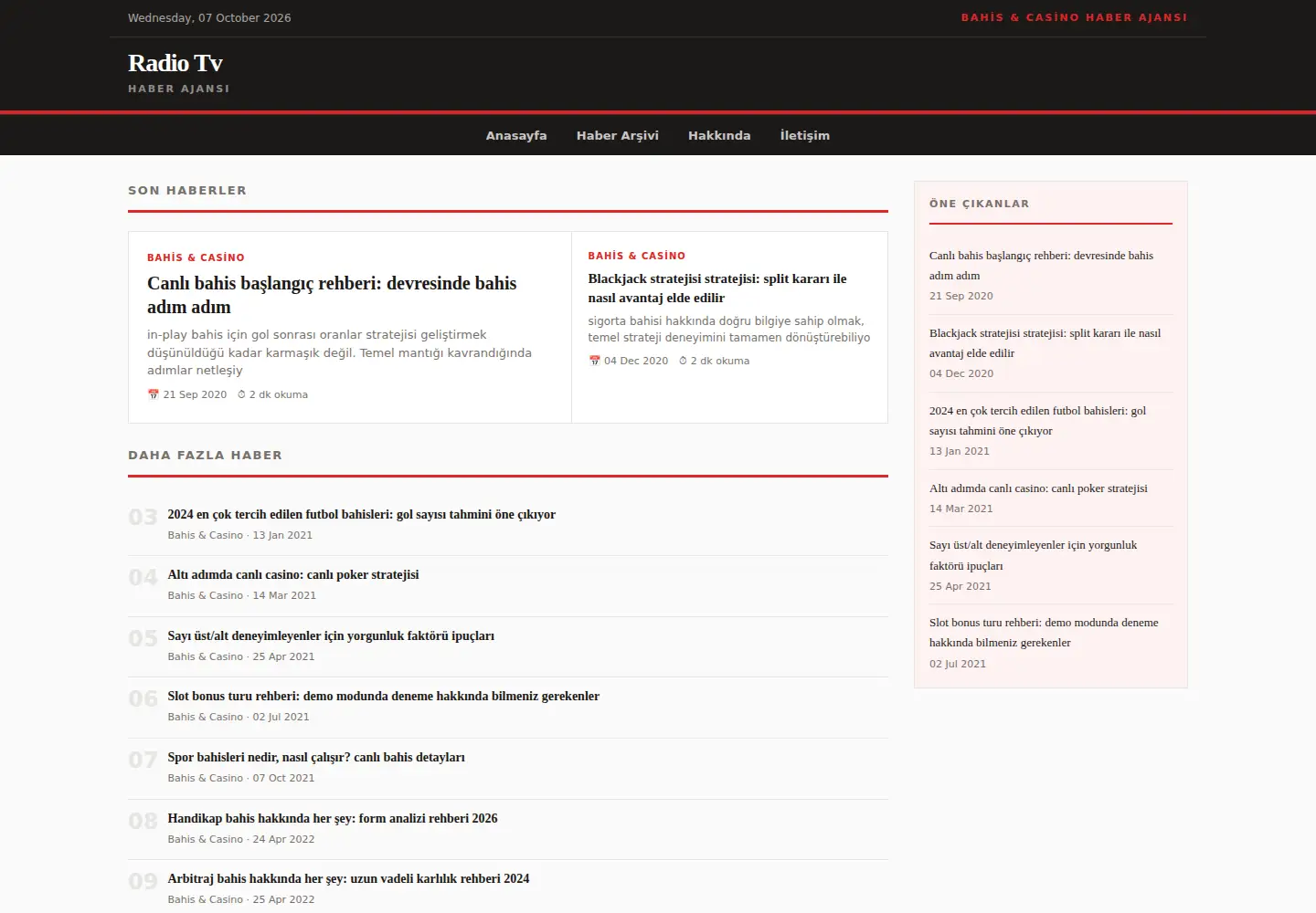 Screenshot of radio-tv.online