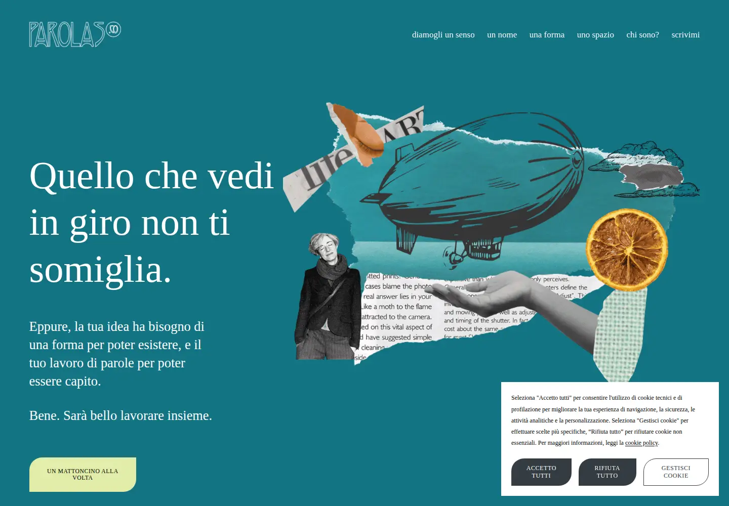 Captured homepage of parolas.co in the current scan
