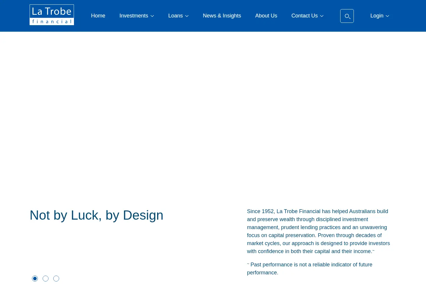 Screenshot of latrobefinancial.com.au