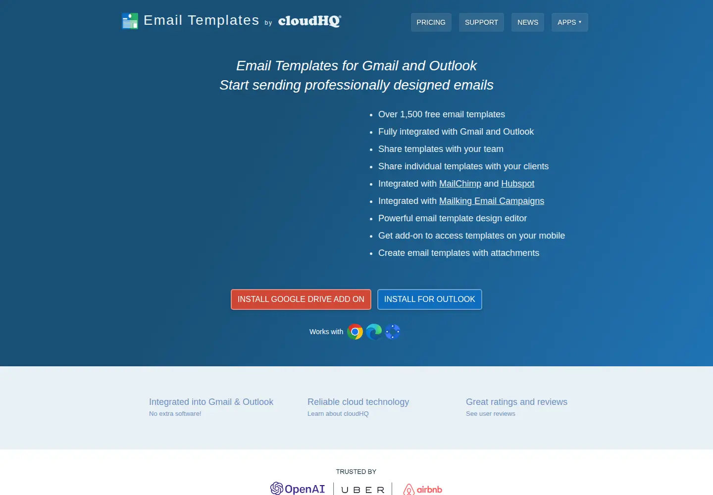 Screenshot of email-templates.com