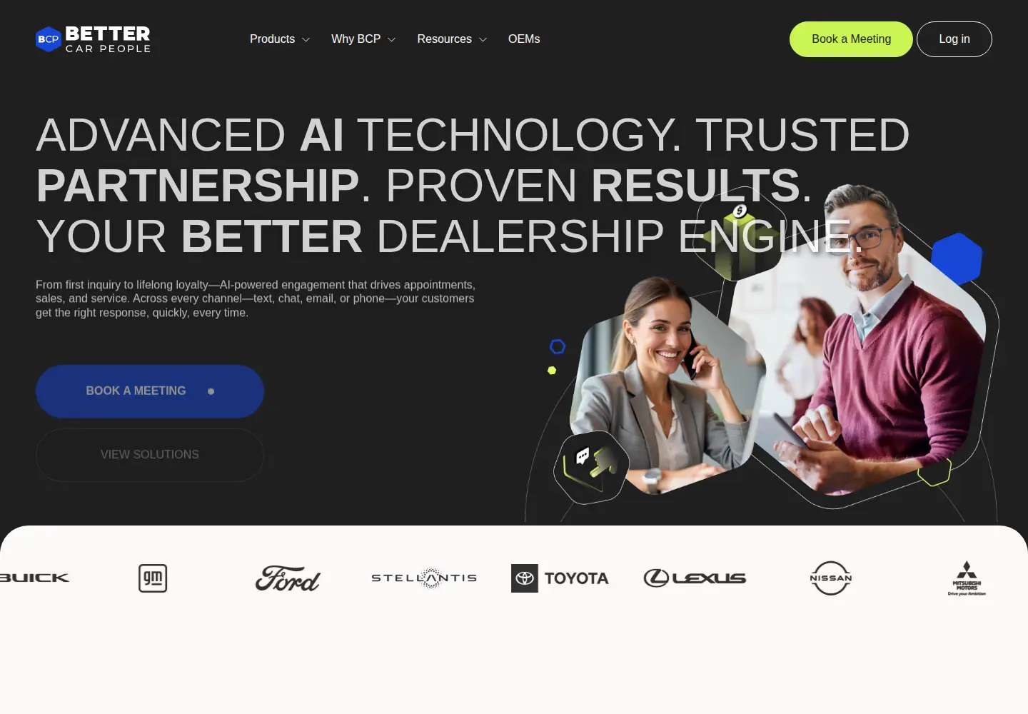 Screenshot of bettercarpeople.com