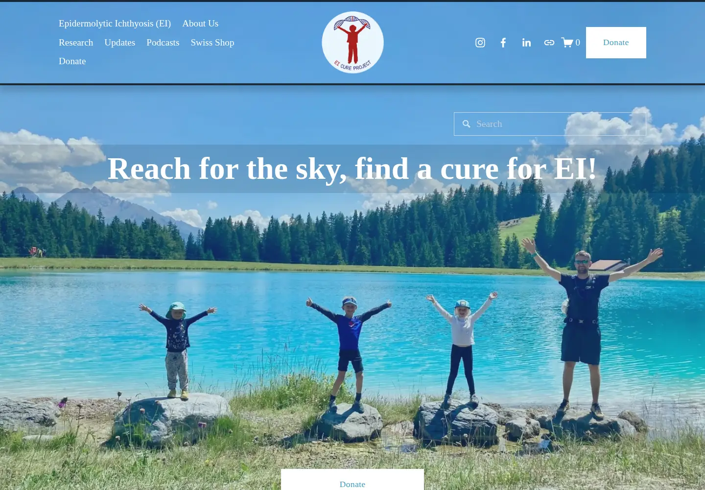 Screenshot of eicureproject.com