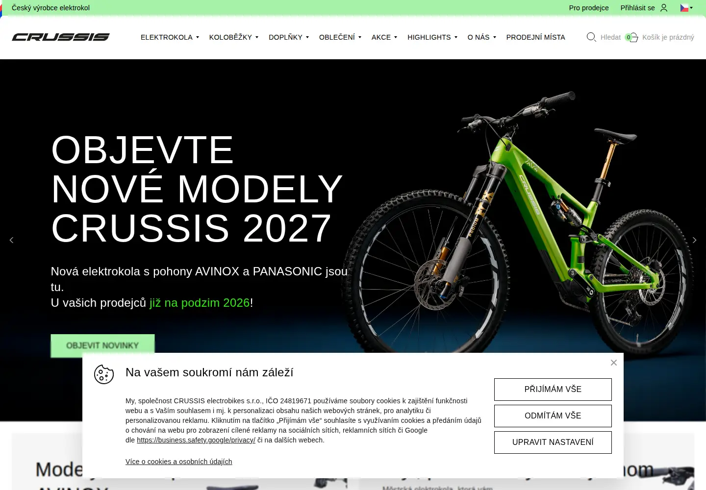 Screenshot of crussis.cz