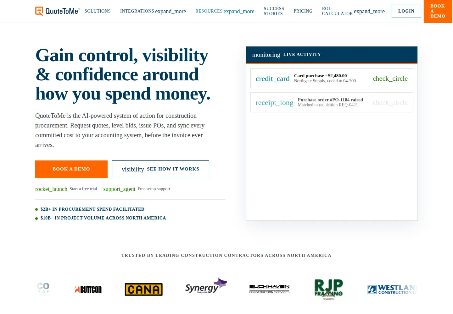 Screenshot of quotetome.com