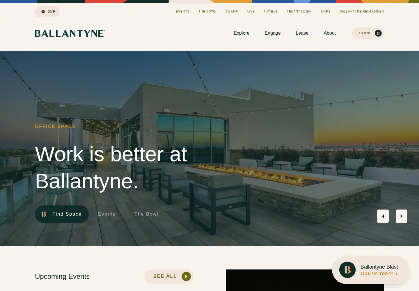 Screenshot of goballantyne.com