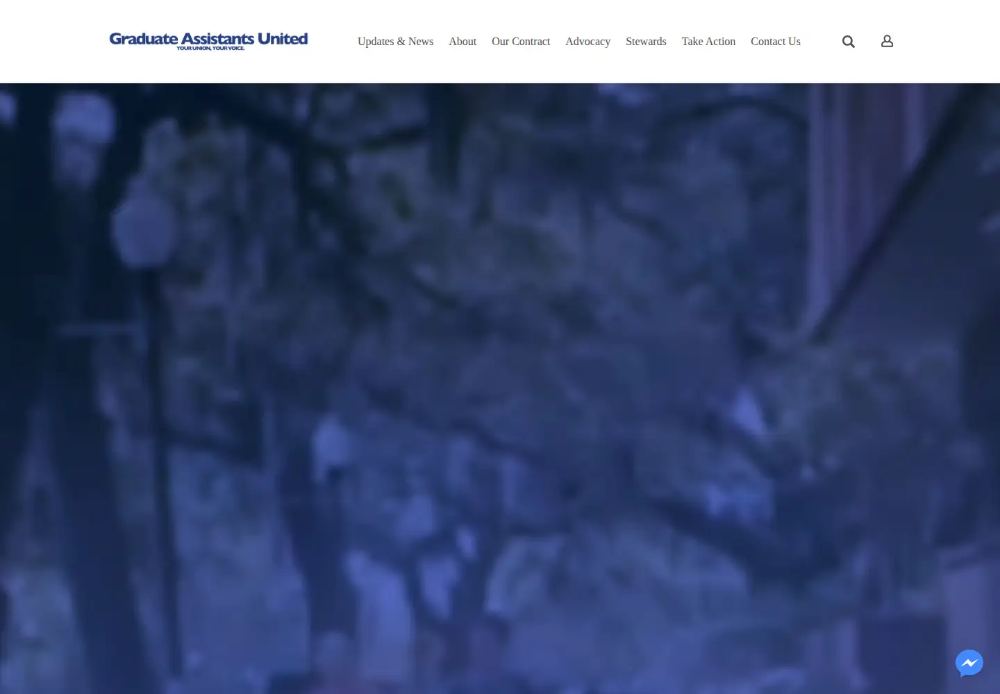 Captured homepage of ufgau.org in the current scan