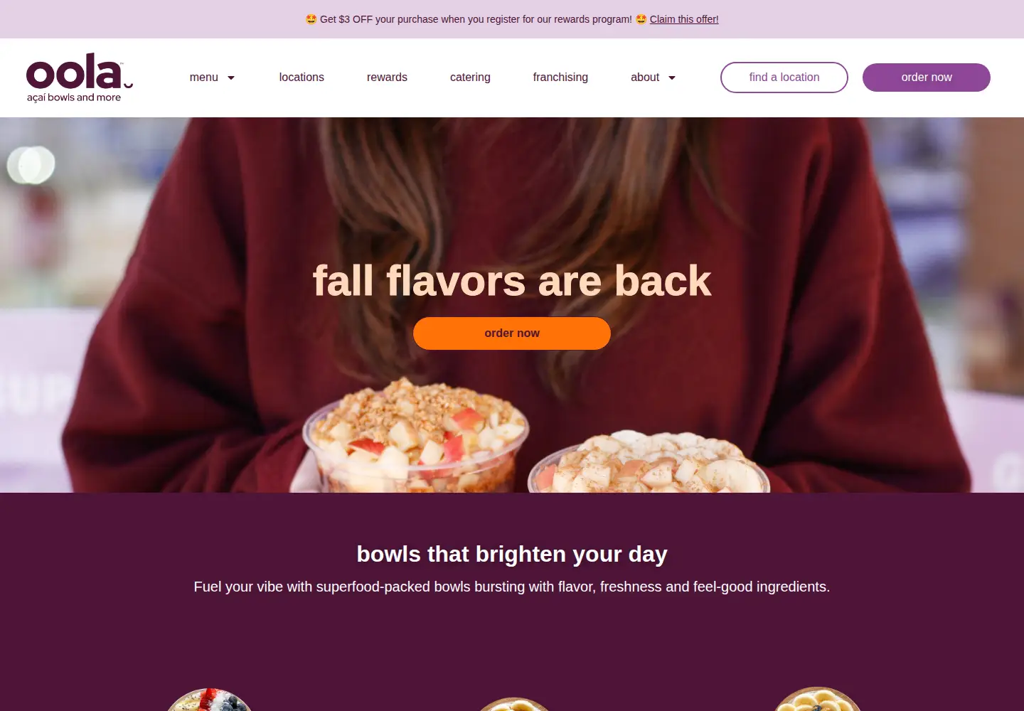 Screenshot of oolabowls.com