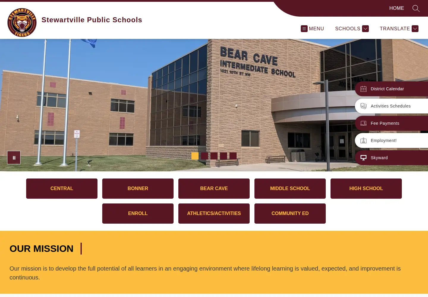 Screenshot of ssd.k12.mn.us