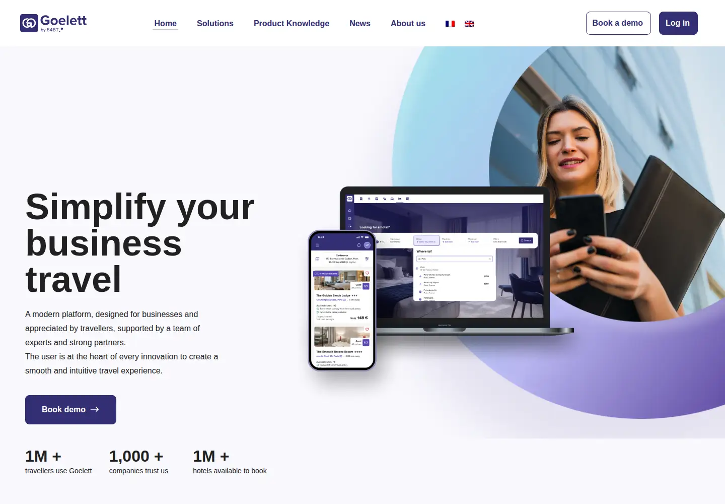 Screenshot of goelett.com