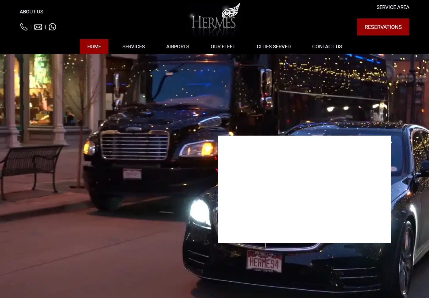 Captured homepage of hermesworldwide.com in the current scan