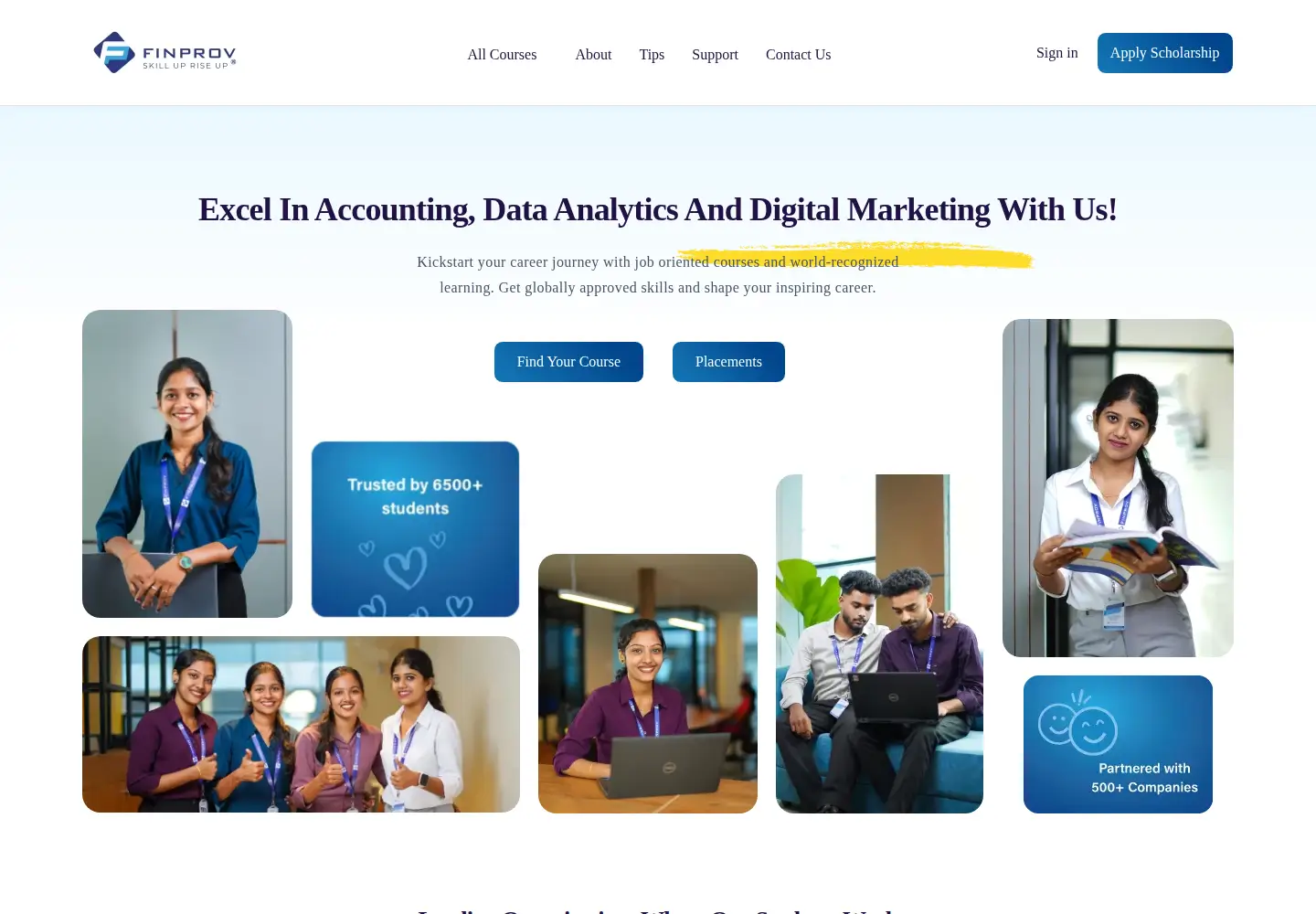 Screenshot of finprov.com