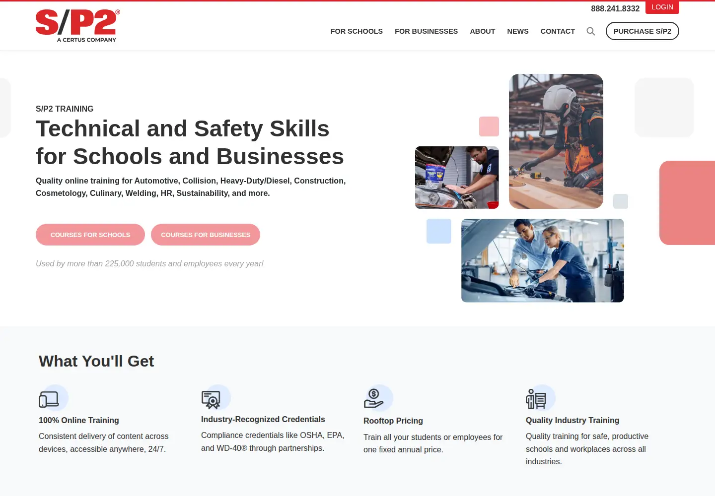 Screenshot of sp2.org